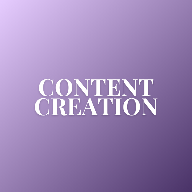 Let’s create some content!